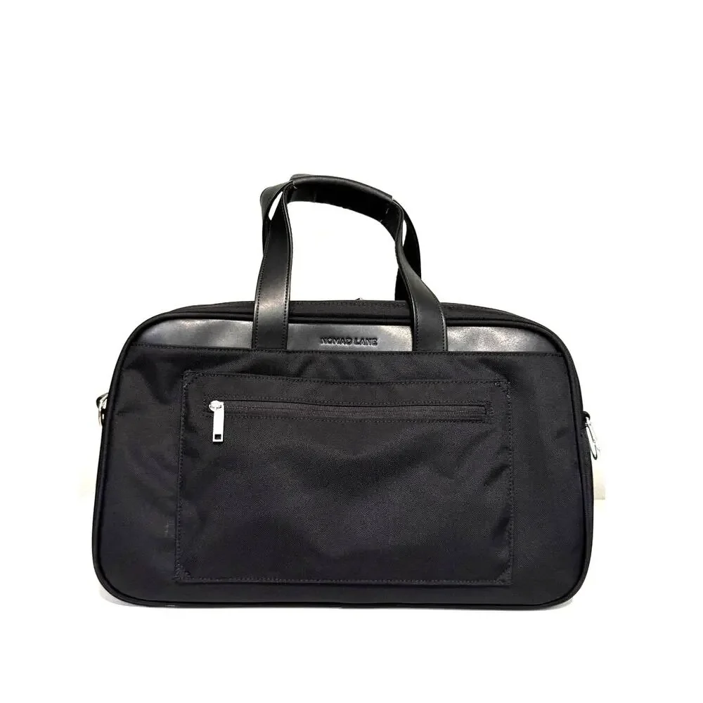 Nomad Lane Bento Bag Black Travel Carry On Laptop Briefcase NWT WITH EXTRAS